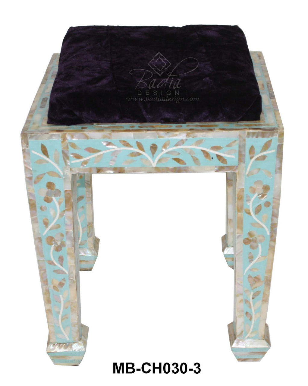 Mother of Pearl Inlay Ottoman