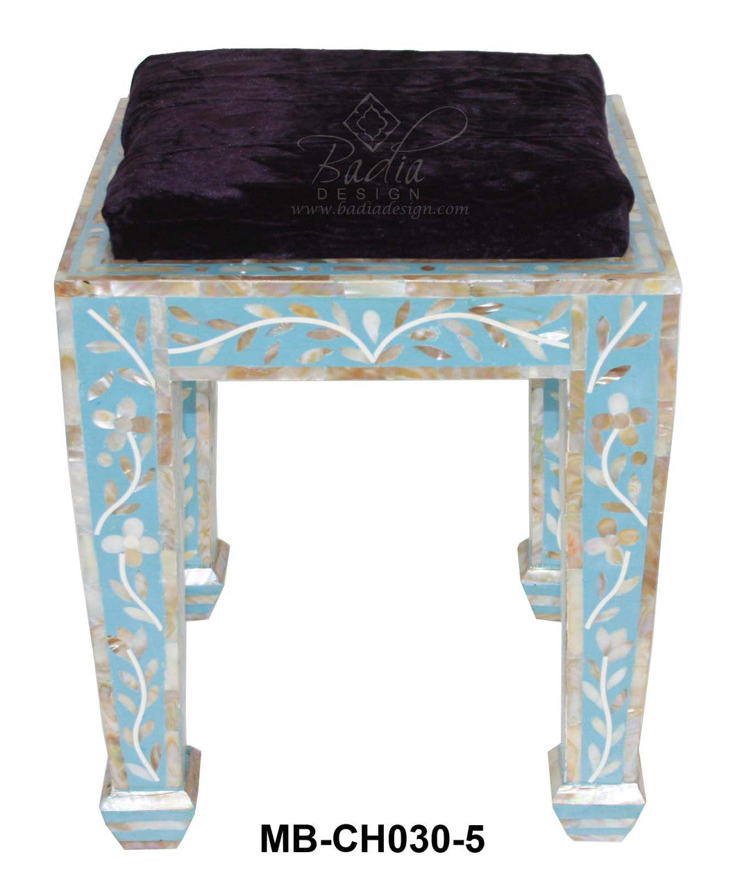 Mother of Pearl Inlay Ottoman