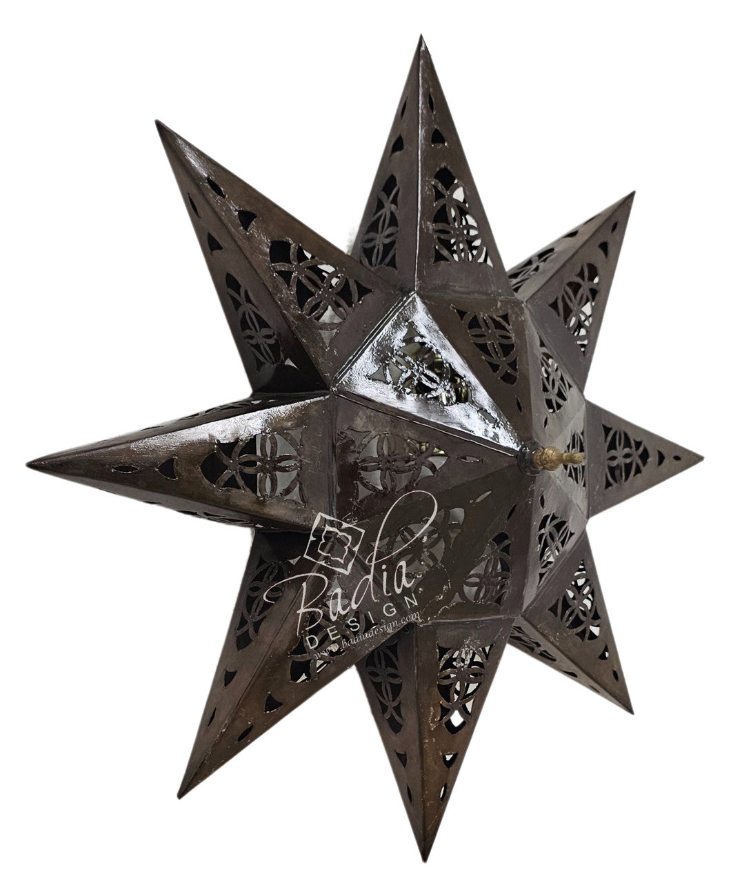 Star Shaped Metal Wall Sconce