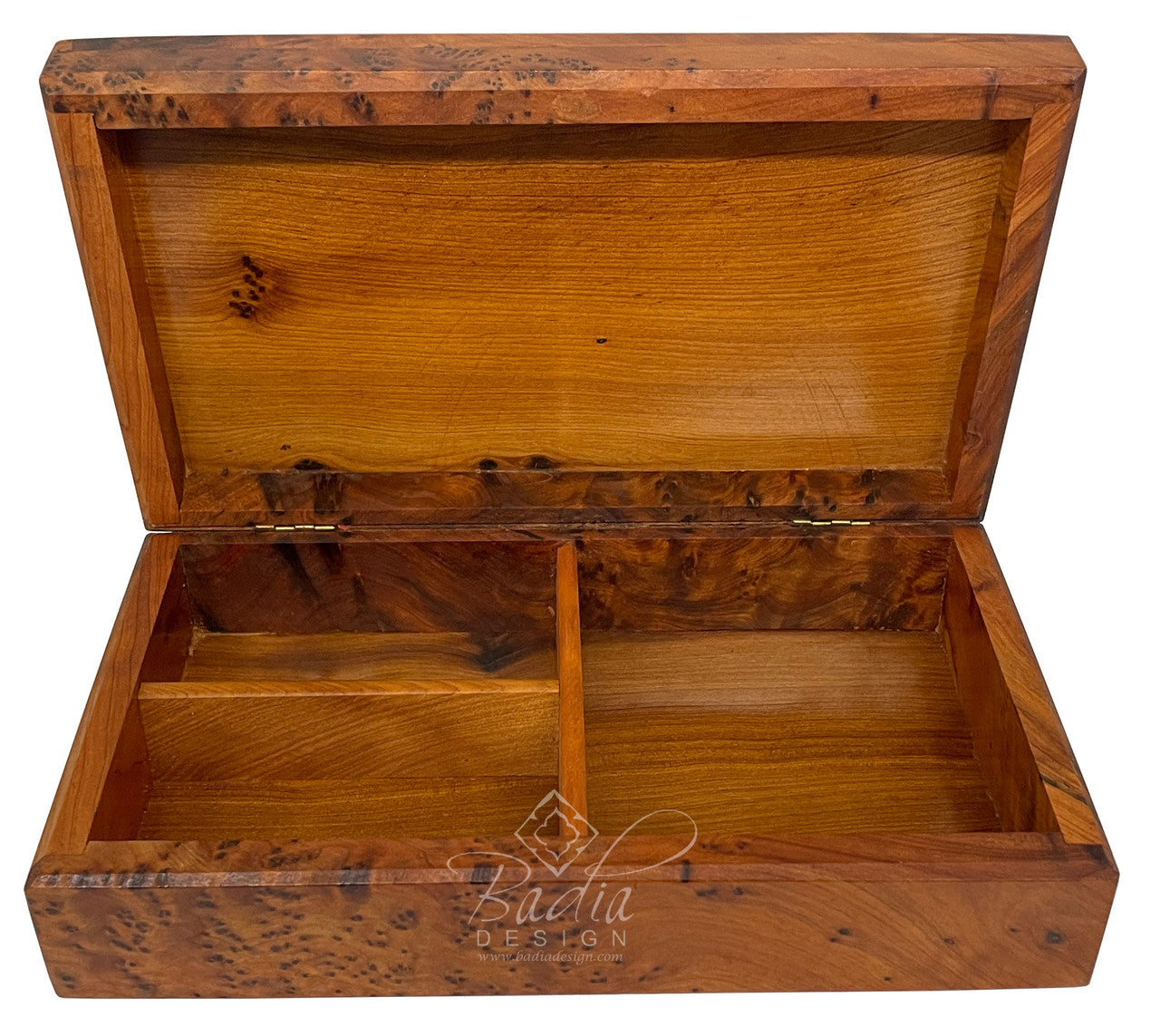 Thuya Jewelry Box with Mother of Pearl Inlay