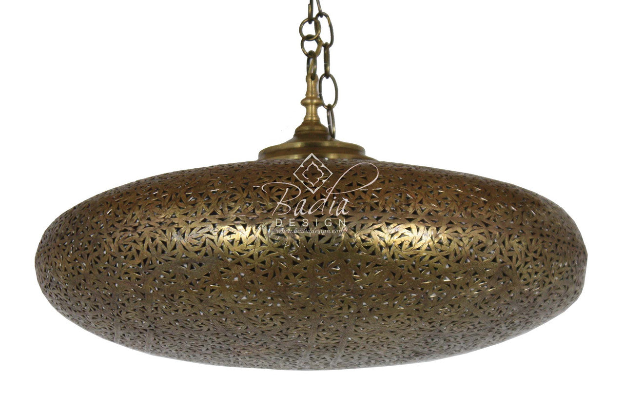 UFO Shaped Brass Lantern