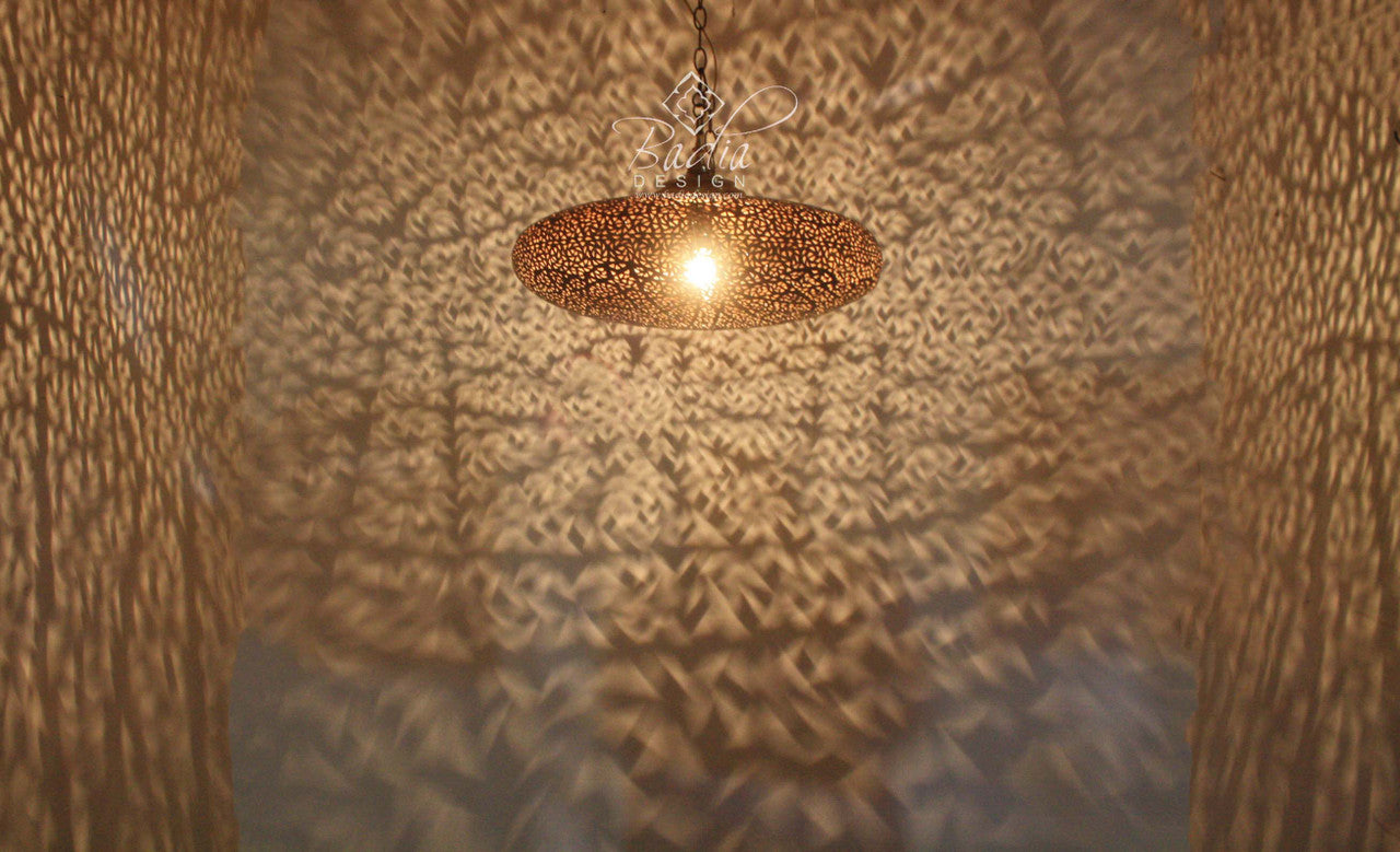 UFO Shaped Brass Lantern