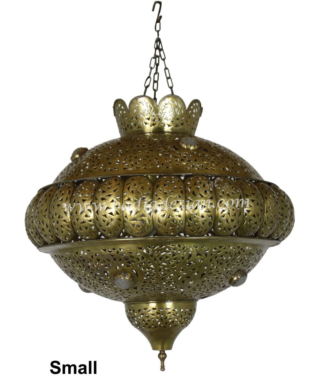 Oblong Shaped Brass Lantern
