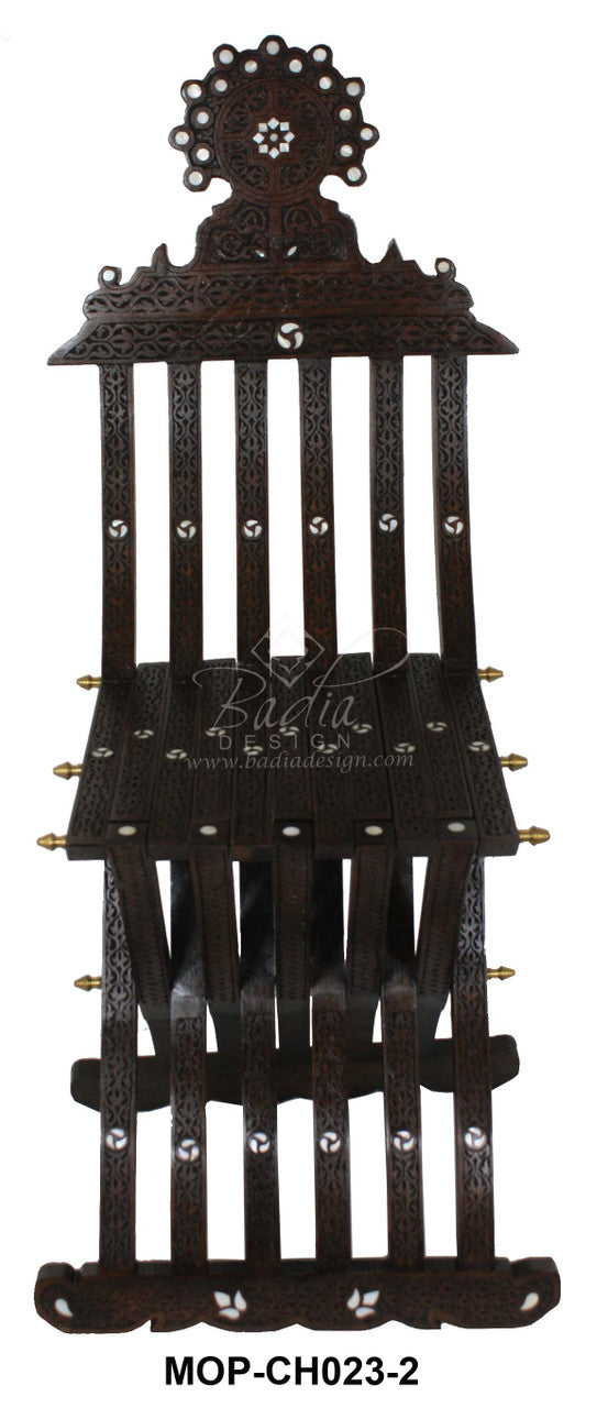 Mother of Pearl Inlay Chair