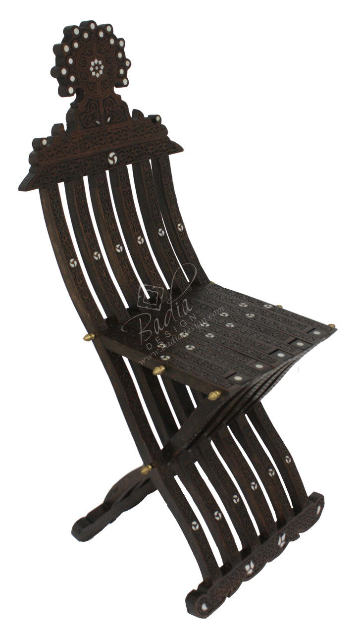 Mother of Pearl Inlay Chair