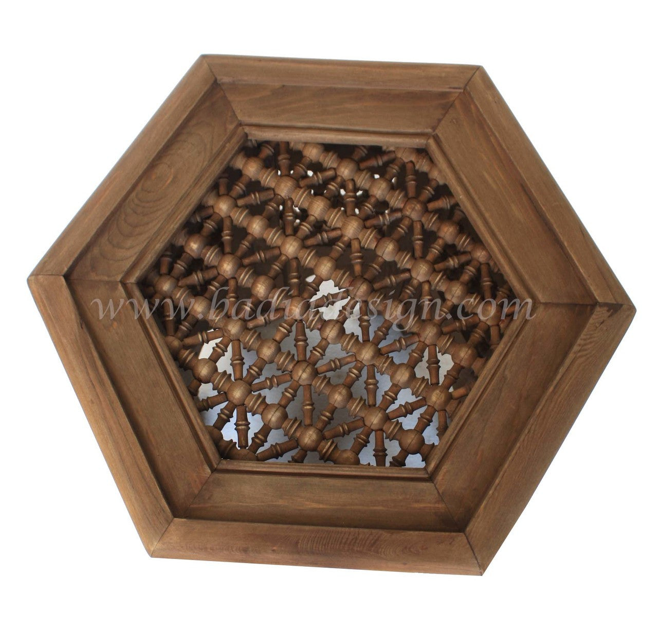 Moucharabieh Cedar Wood Side Table