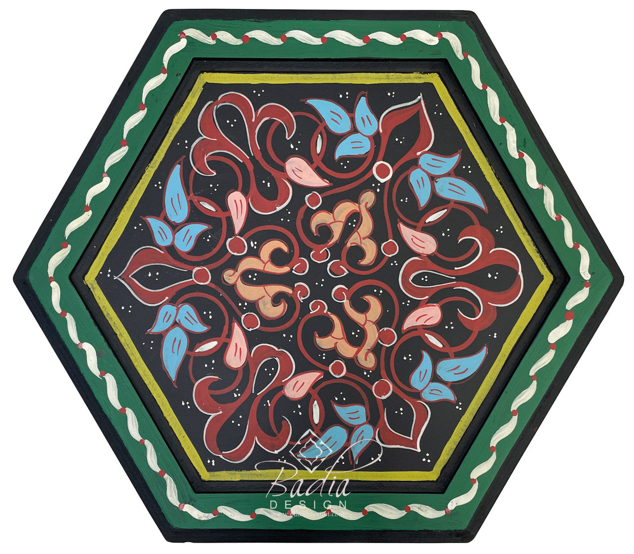 Colorful Hand Painted Side Tables