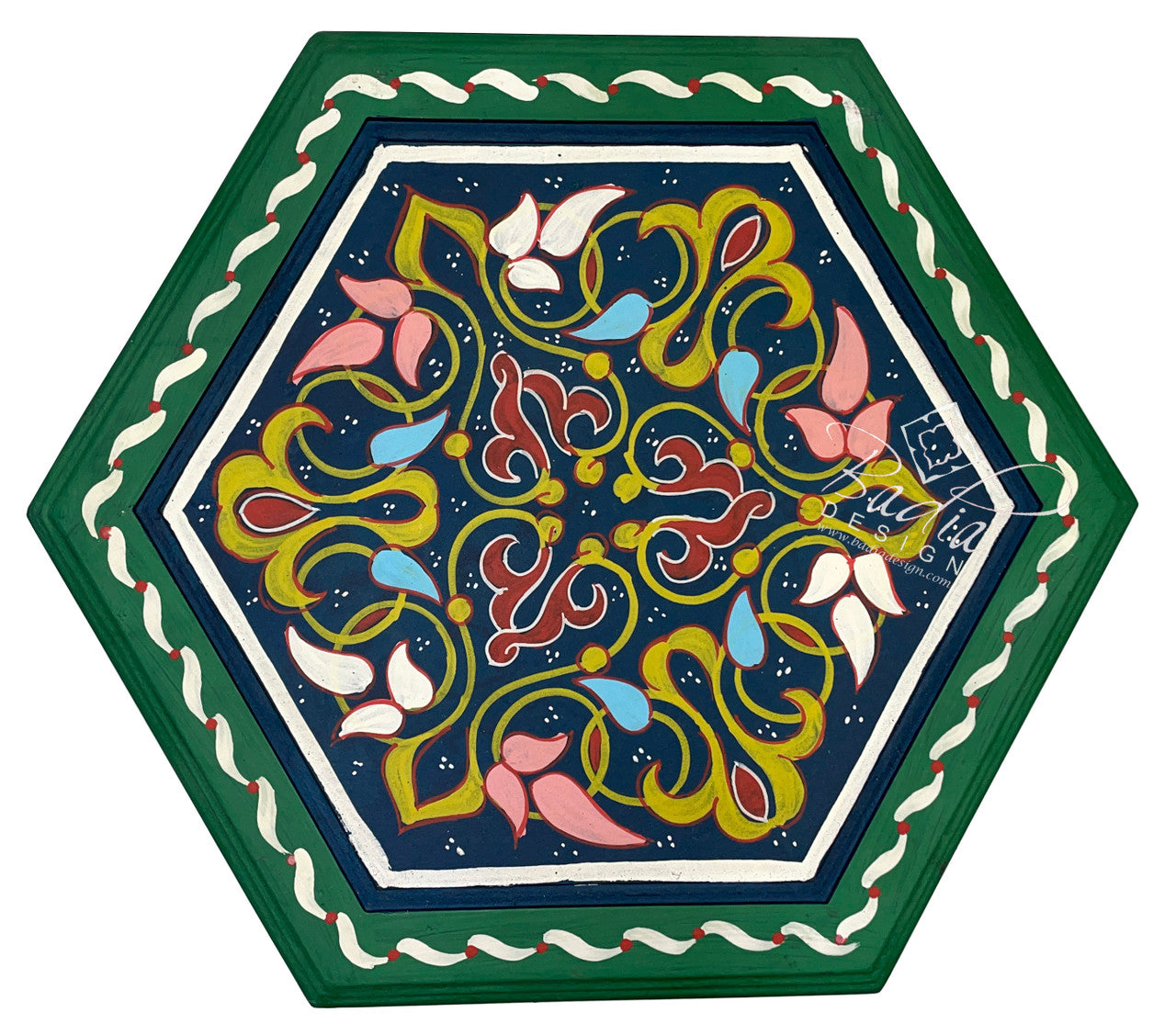 Colorful Hand Painted Side Tables