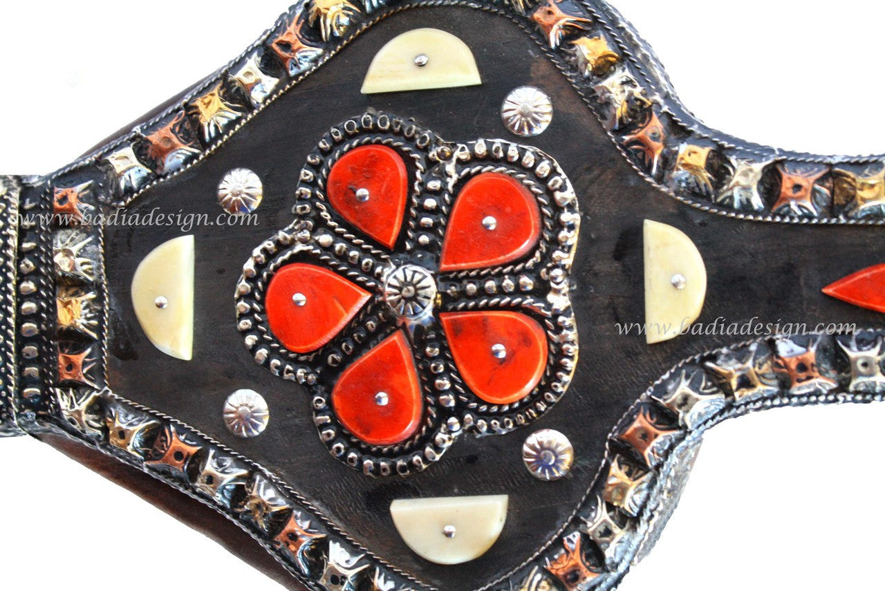 Moroccan Metal and Bone Air Blower