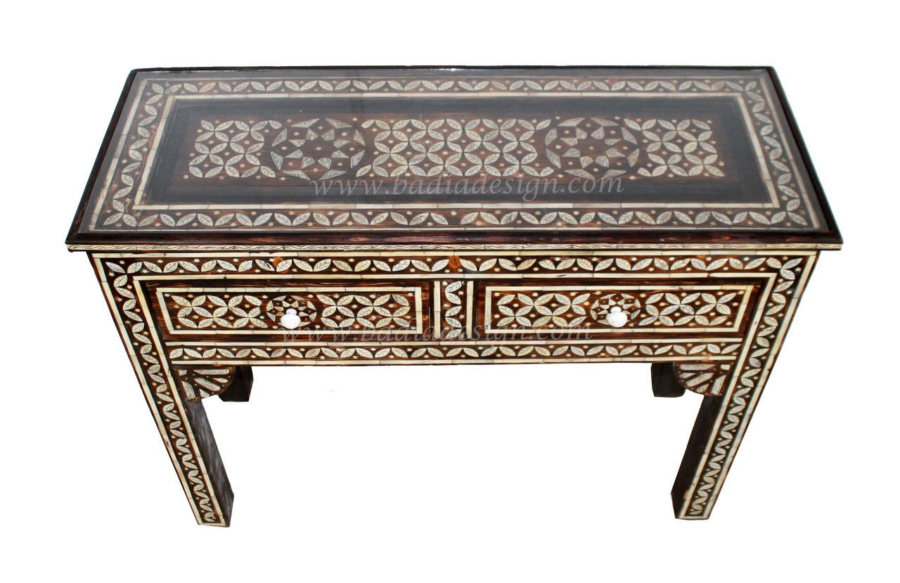 Moroccan Bone Inlay Vanity