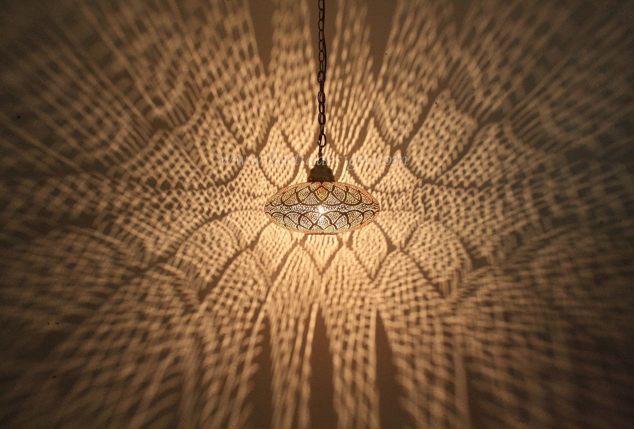 Moroccan Brass Pendant Light