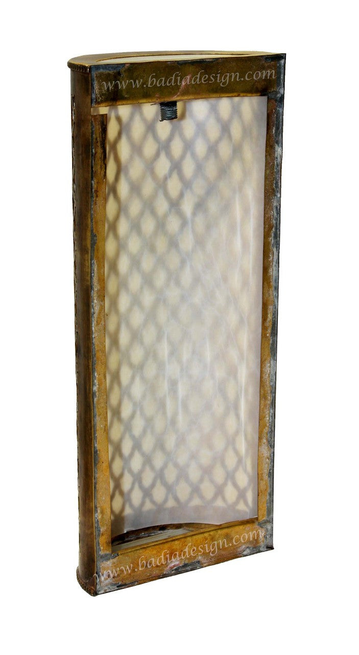 Moroccan Brass Wall Sconce