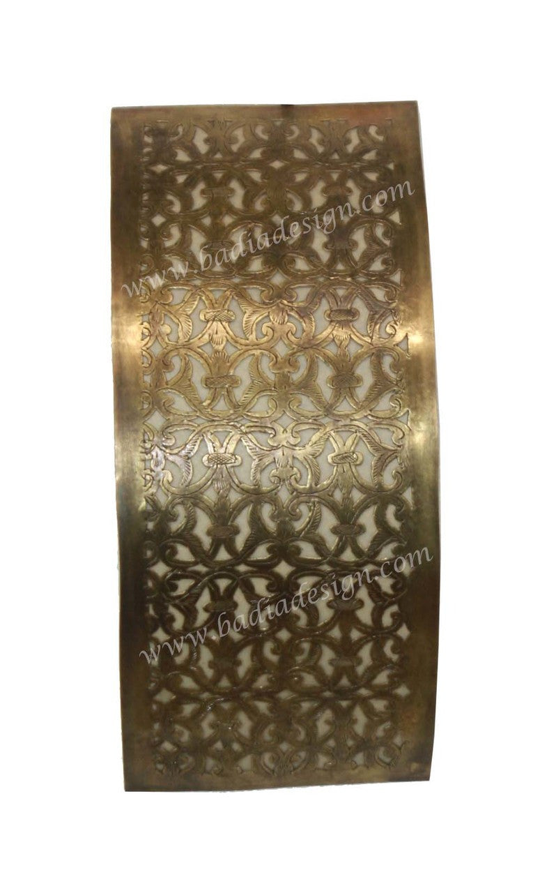 Half Moon Brass Wall Sconce