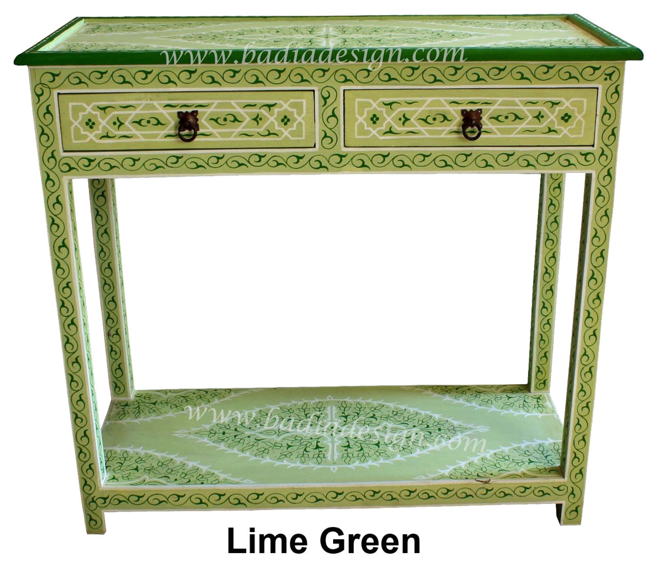 Moroccan Hand Painted Console Table