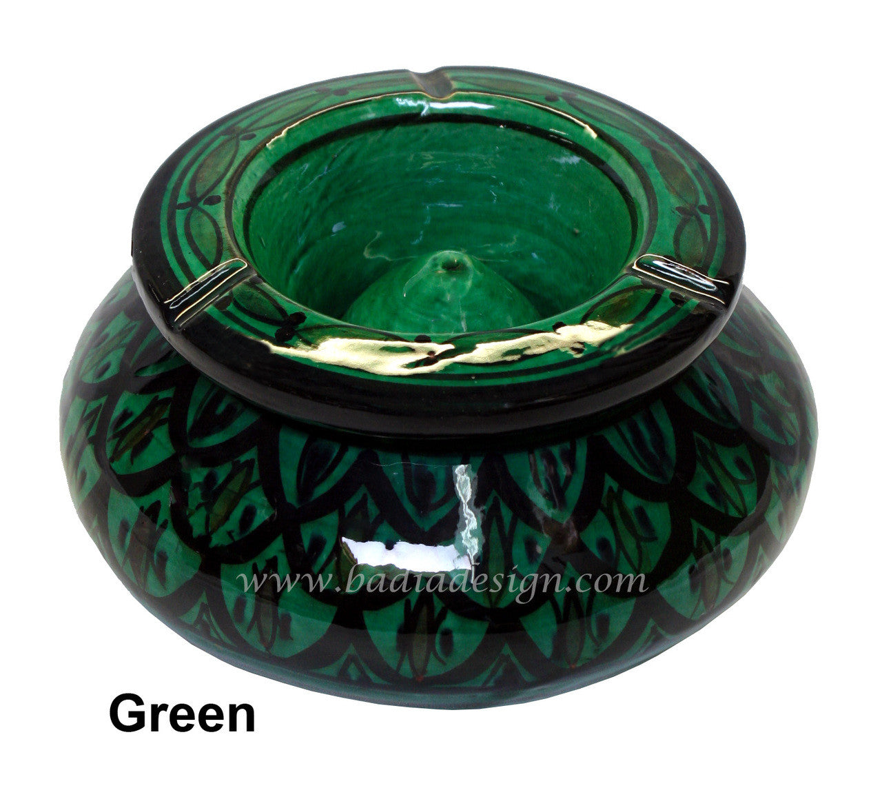 Hand Painted Ceramic Ashtray