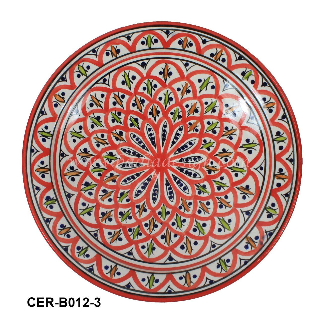 Hand Painted Ceramic Plate