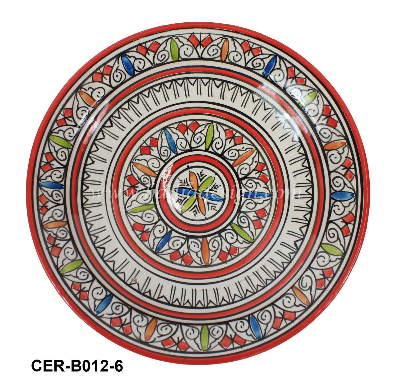 Hand Painted Ceramic Plate