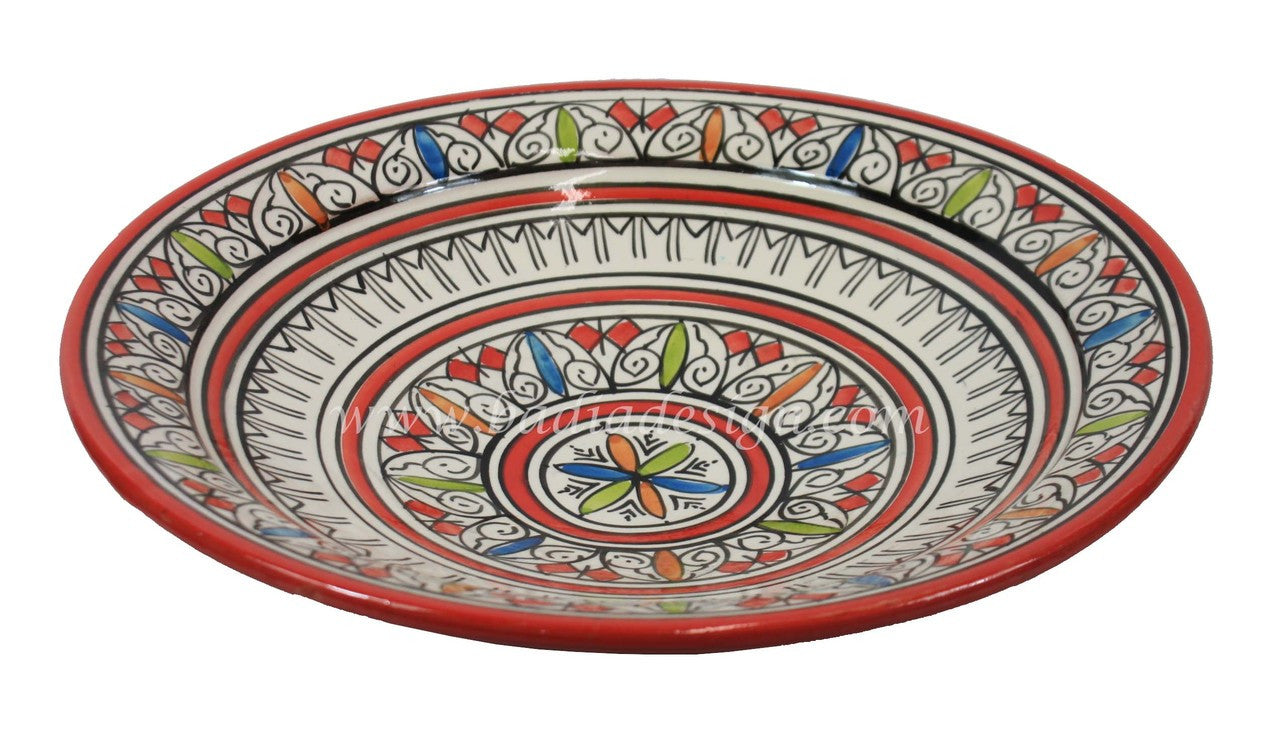 Hand Painted Ceramic Plate