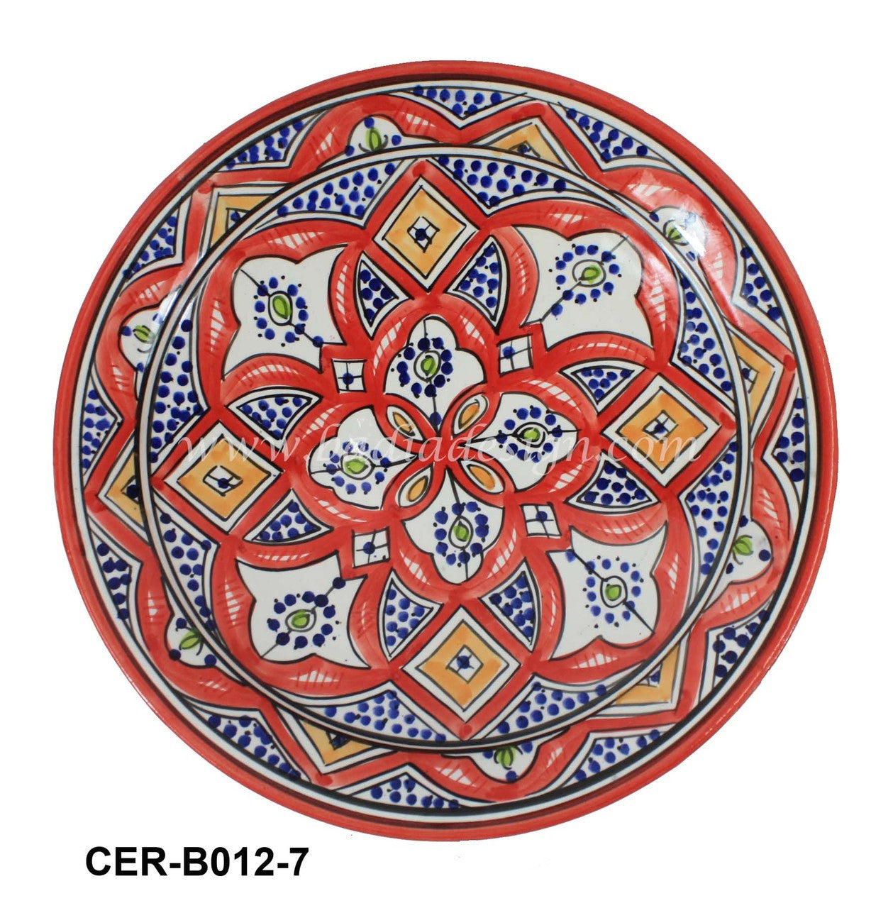 Hand Painted Ceramic Plate