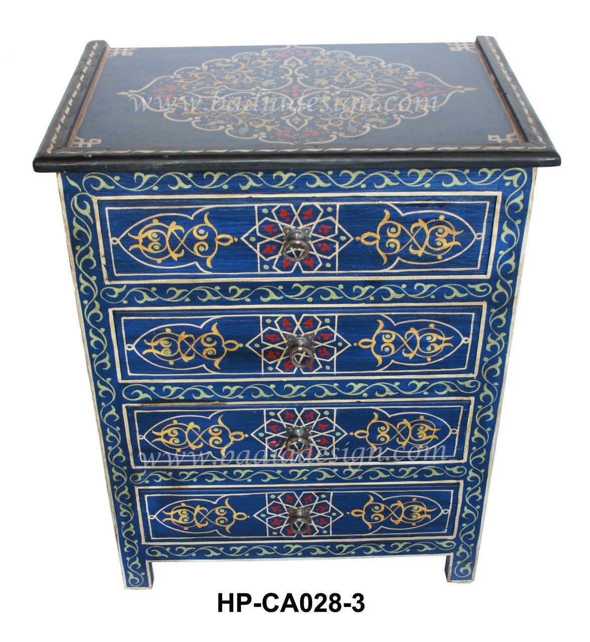 Hand Painted Cedar Nightstand