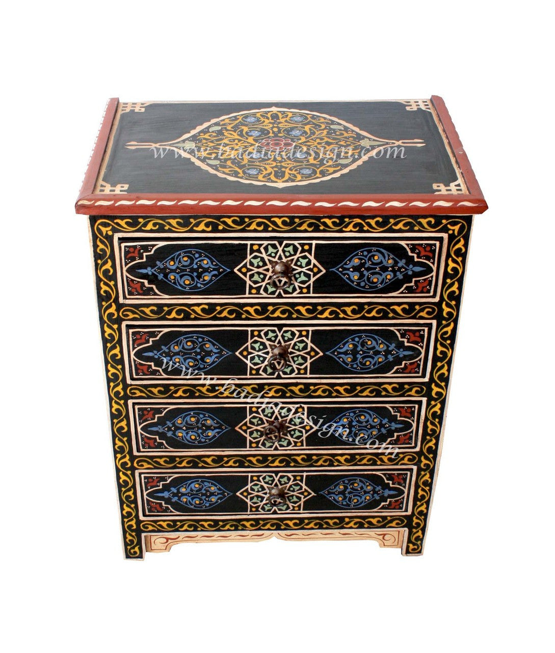 Cedar Hand Painted Nightstand