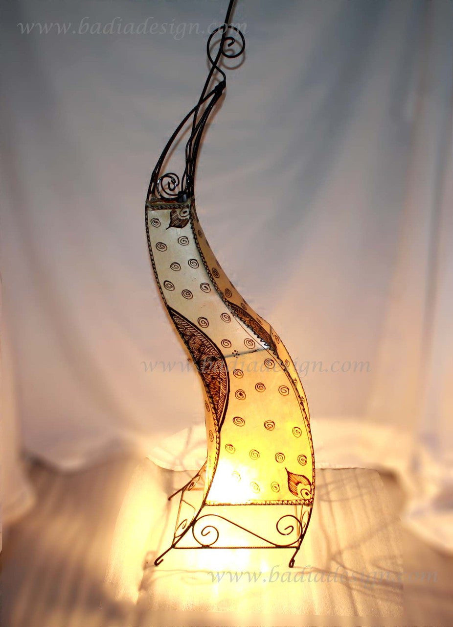 Moroccan Henna Floor Lamp