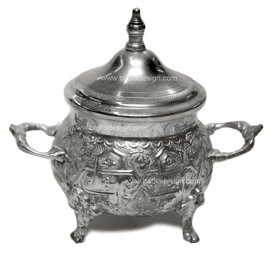 Silver Plated Moroccan Container