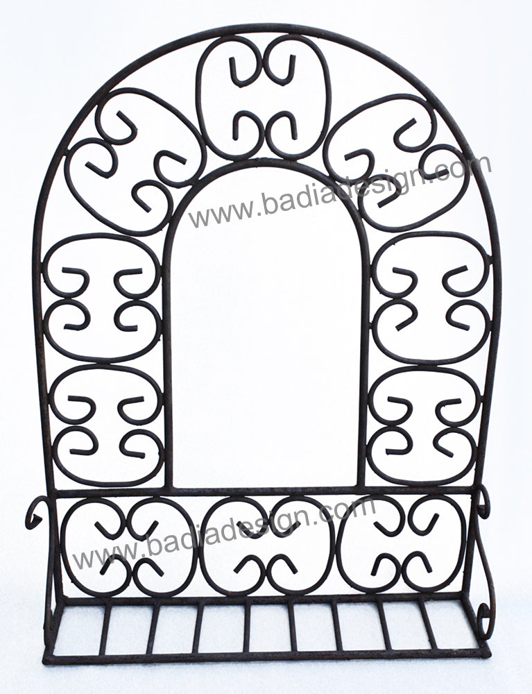 Wrought Iron Wall Shelf
