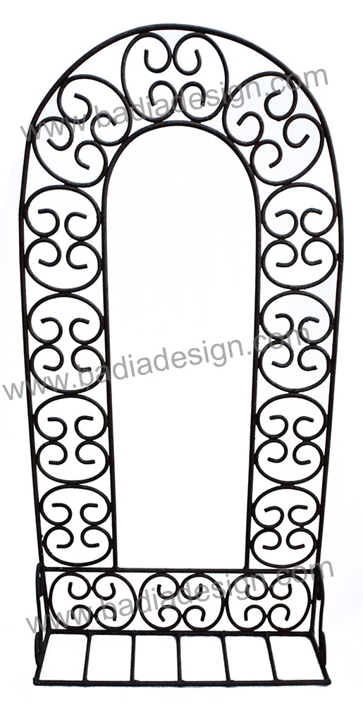 Wrought Iron Wall Shelf