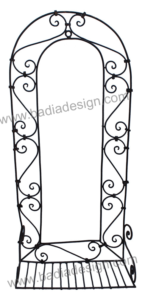Wrought Iron Wall Shelf