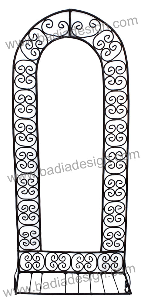 Wrought Iron Wall Shelf