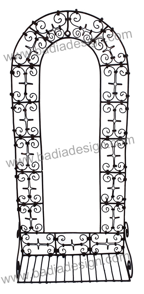 Wrought Iron Wall Shelf