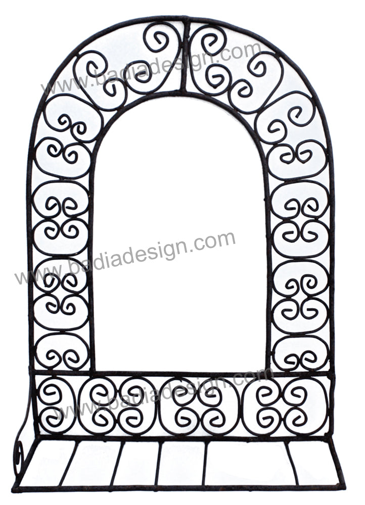 Wrought Iron Wall Shelf