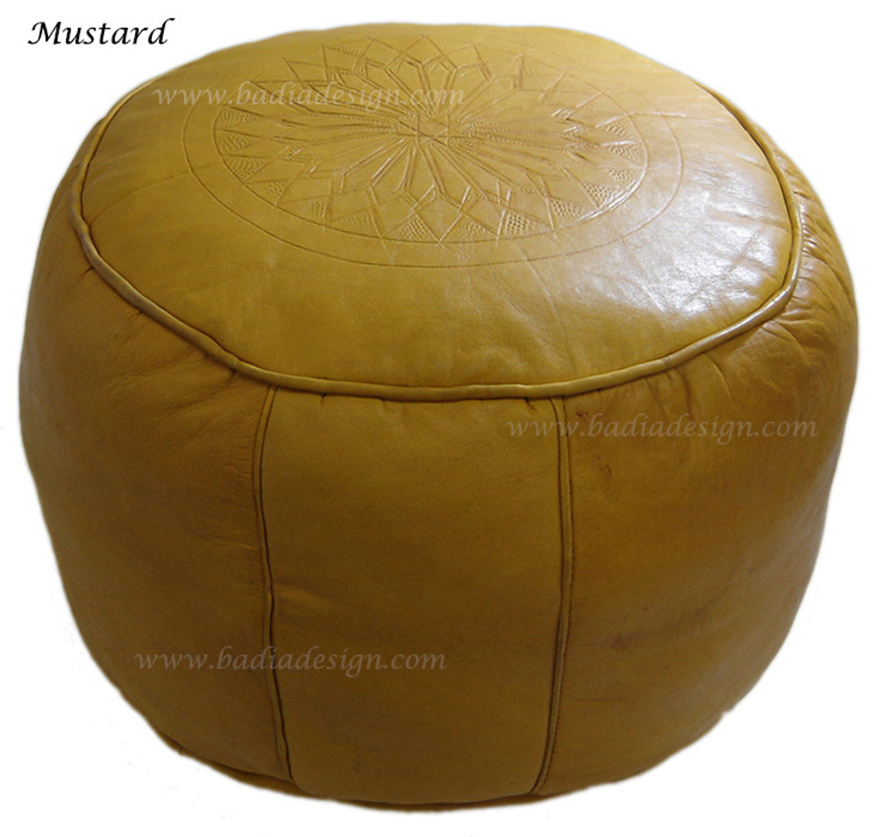 Moroccan Premium Leather Ottoman