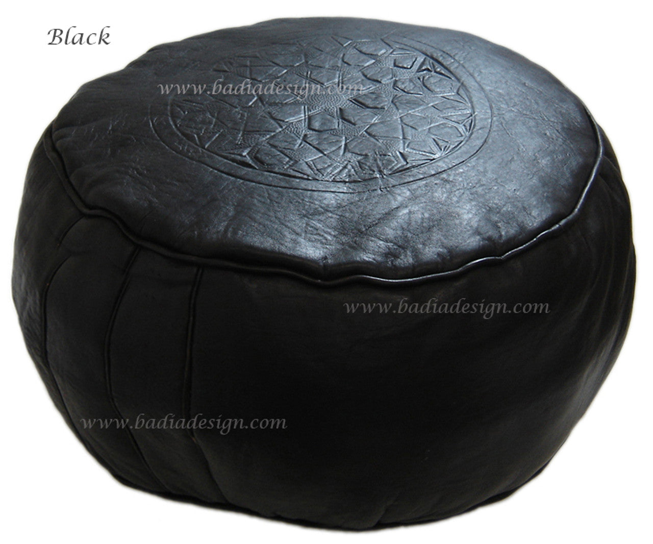 Moroccan Premium Leather Ottoman