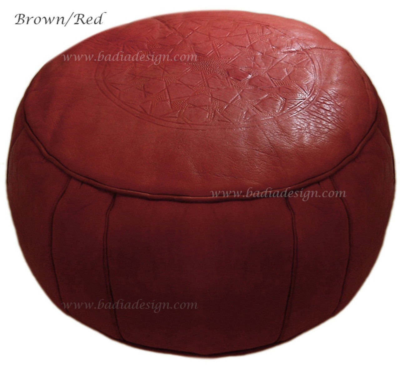 Moroccan Premium Leather Ottoman