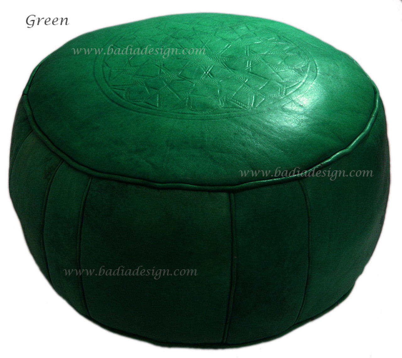 Moroccan Premium Leather Ottoman