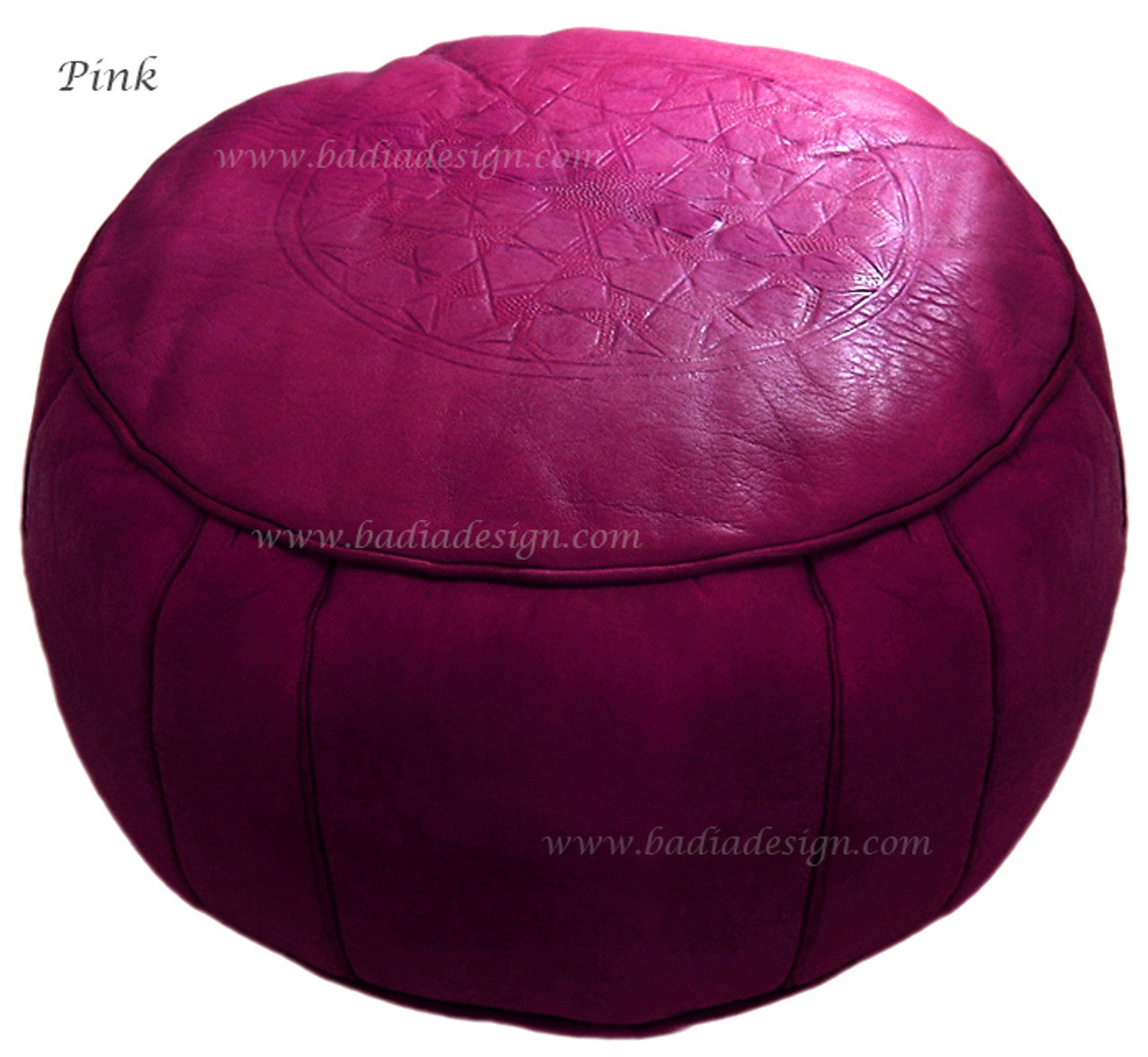 Moroccan Premium Leather Ottoman