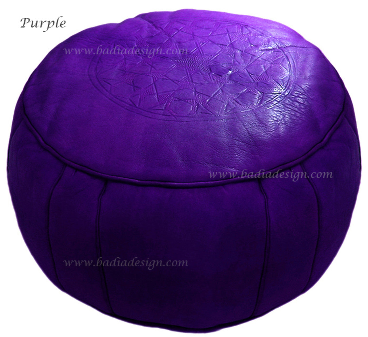 Moroccan Premium Leather Ottoman