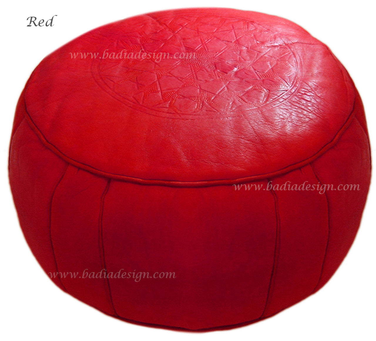 Moroccan Premium Leather Ottoman