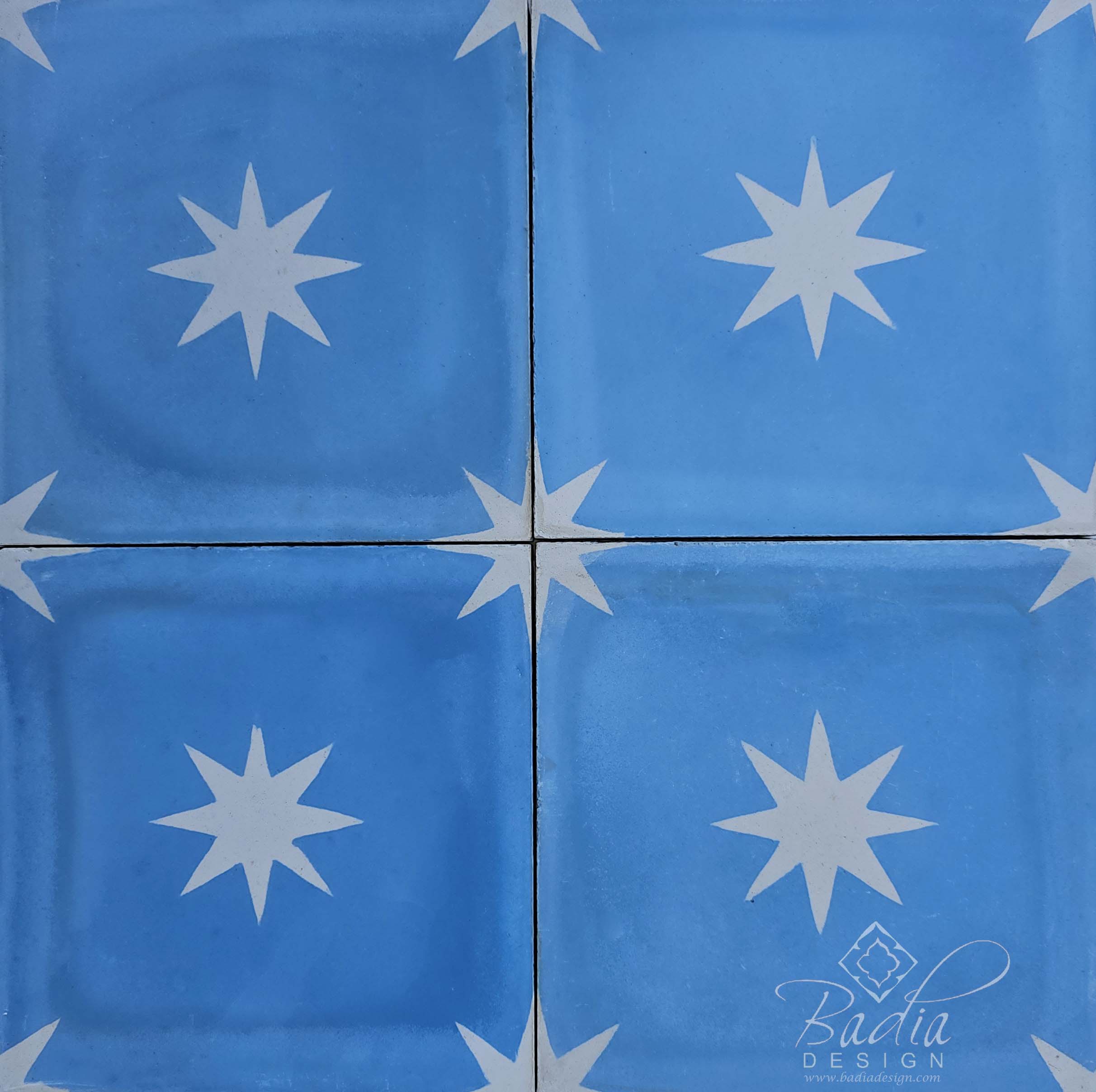 Moroccan Multi-Color Cement Floor Tile - CT122