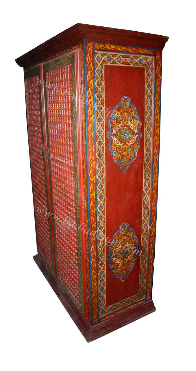 Moroccan Hand Painted Cabinet