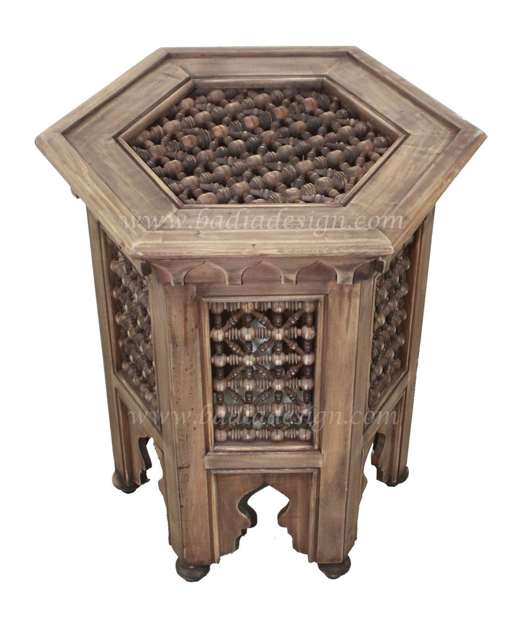 Cedar Moucharabieh Side Table