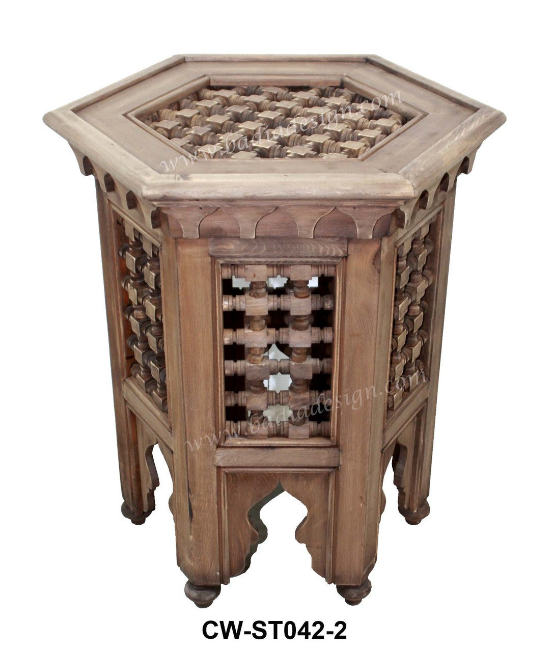 Cedar Moucharabieh Side Table