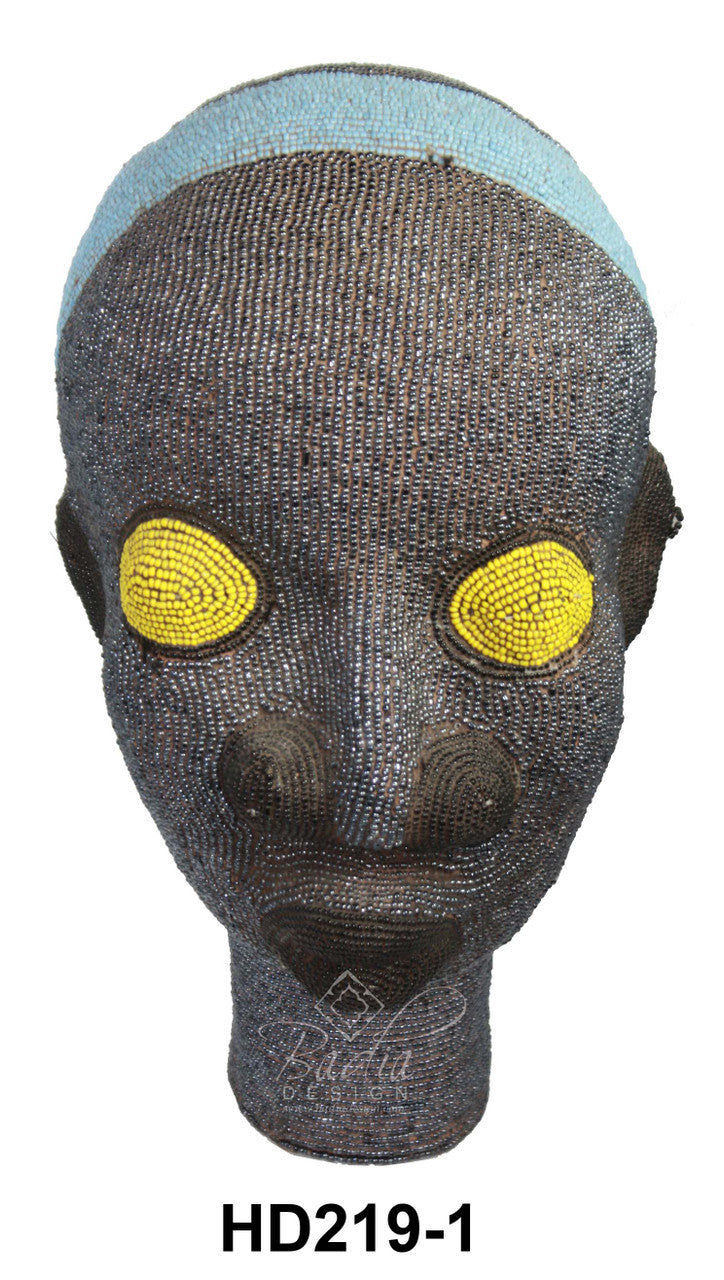 Multi-Color African Beaded Heads