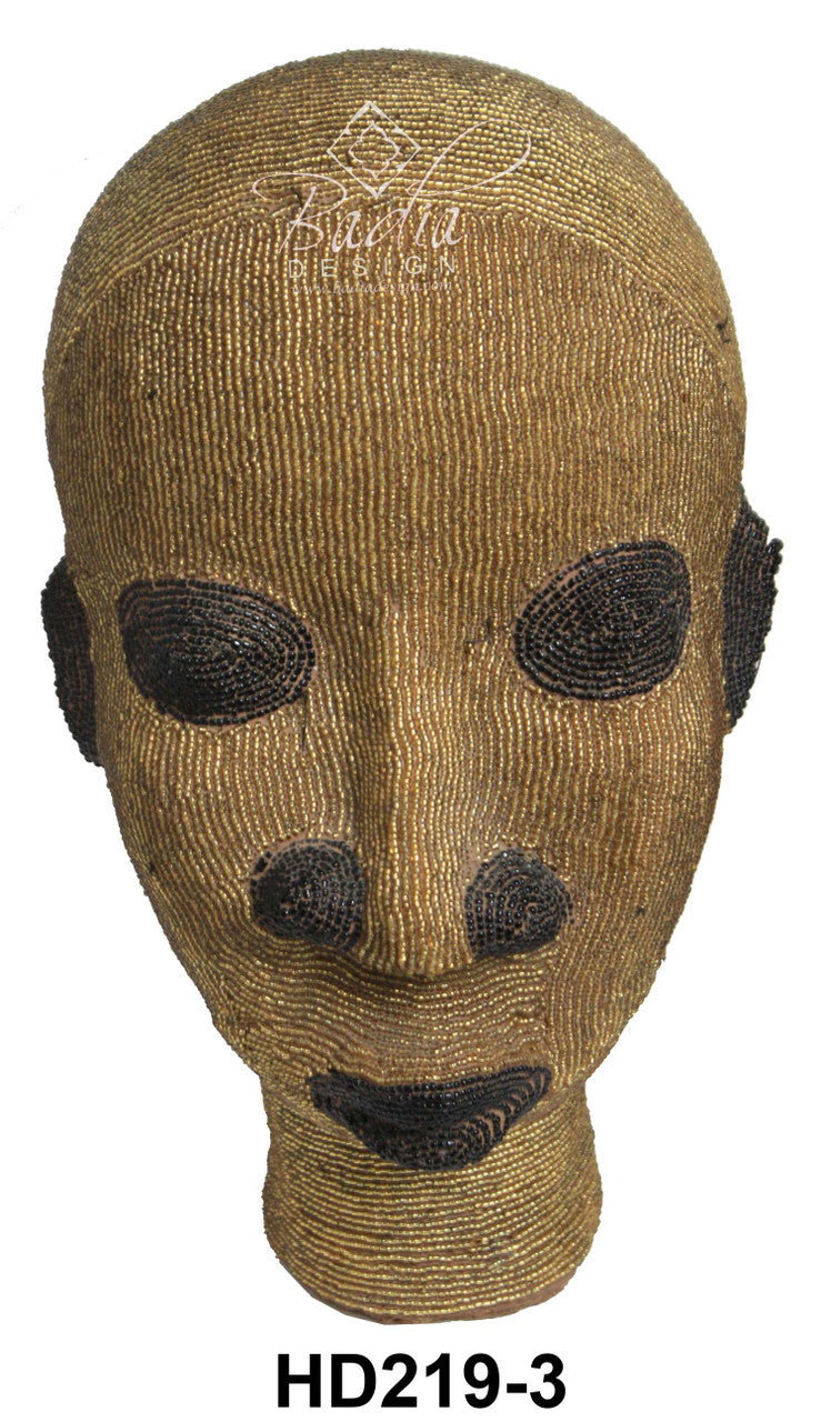 Multi-Color African Beaded Heads