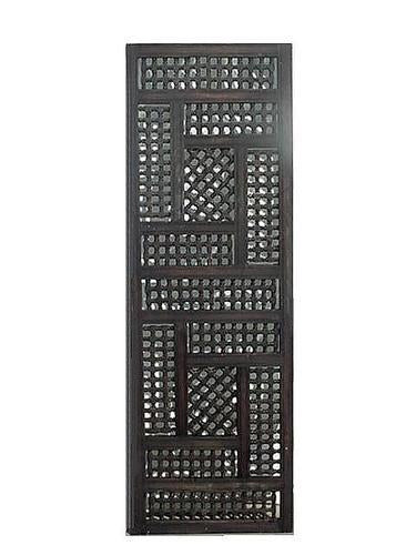 Stained Moroccan Moucharabieh Wood Panel