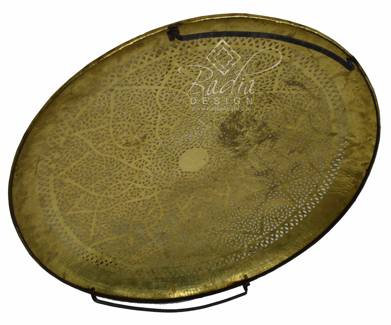 Round Brass Wall Sconce