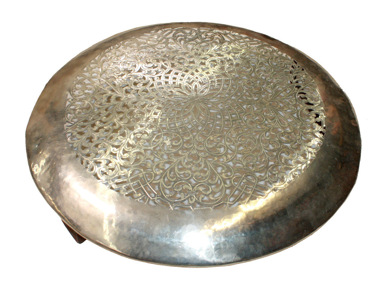 Round Silver Wall Sconce