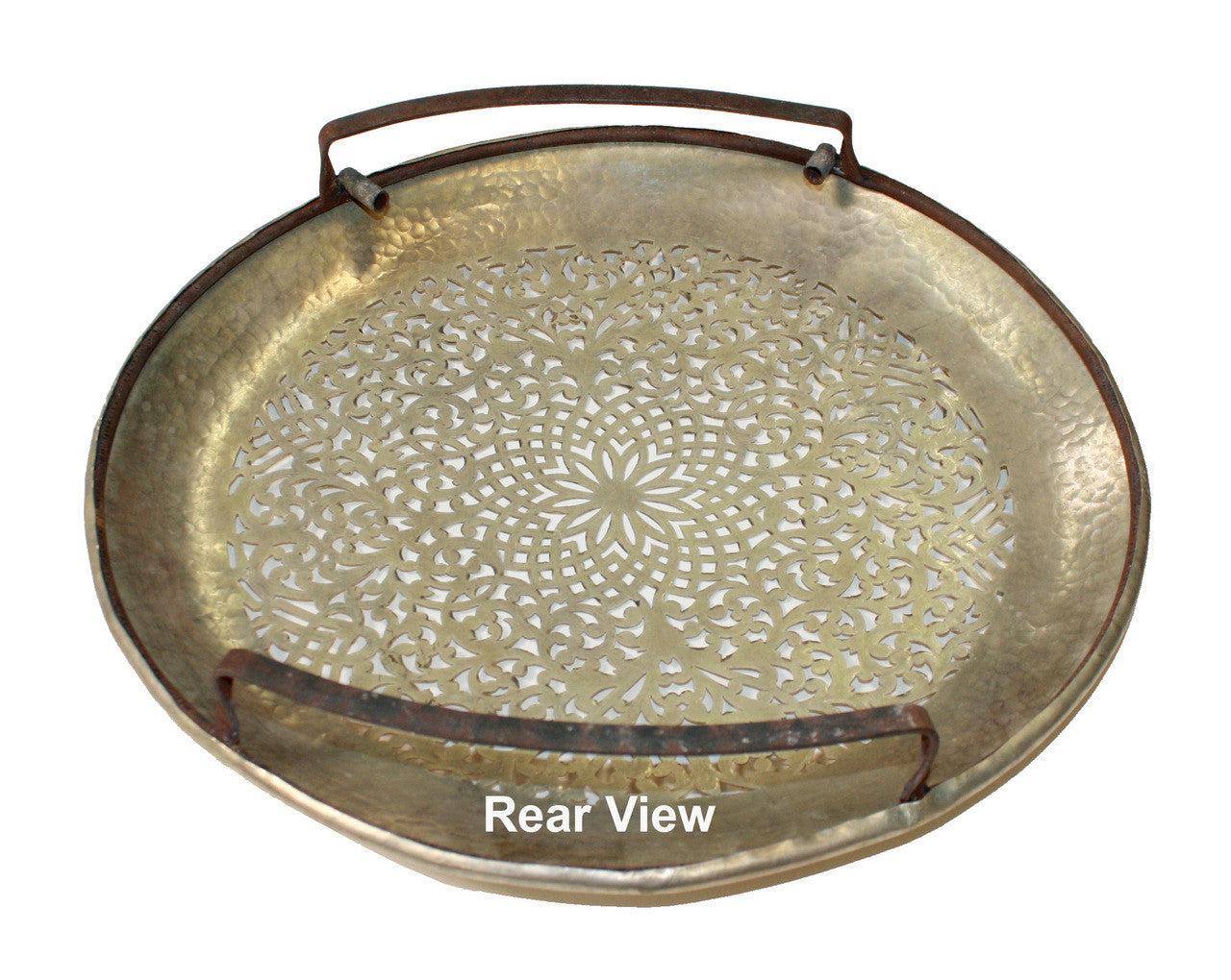 Round Silver Wall Sconce